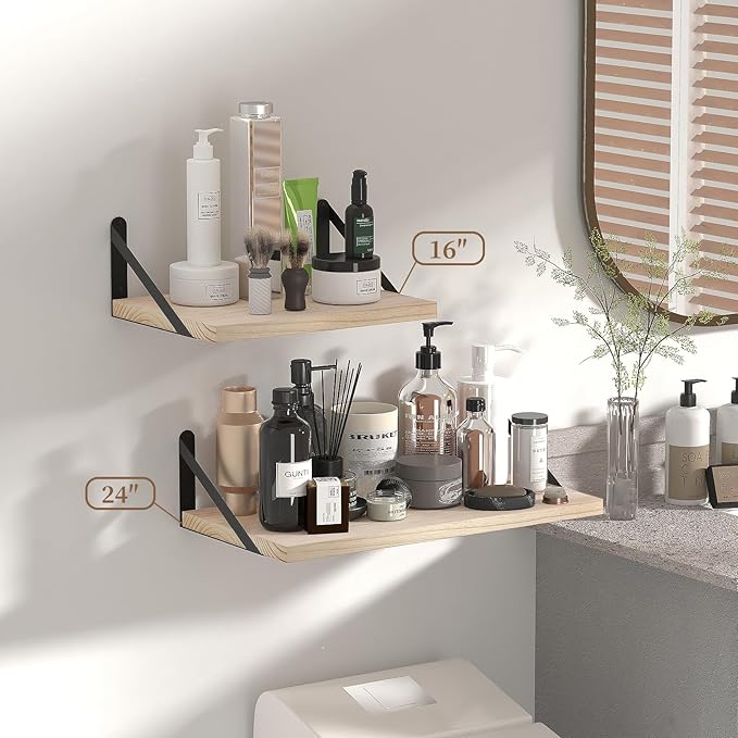 SAUMONIERES Floating Shelves Wall Bookshelf - Image 6