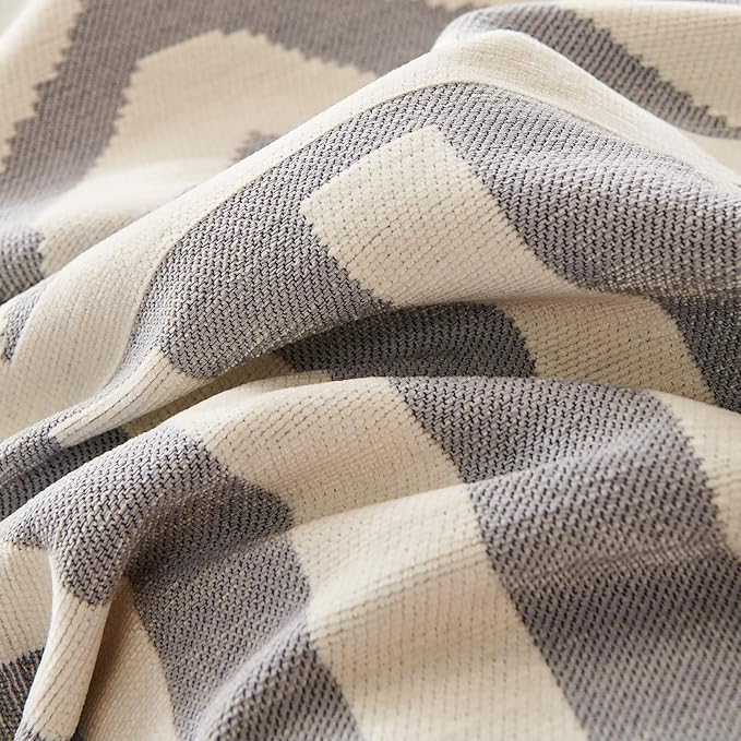 STACYPIK Boho Grey Sofa Cover Furniture Protector Couch Soft - Image 6