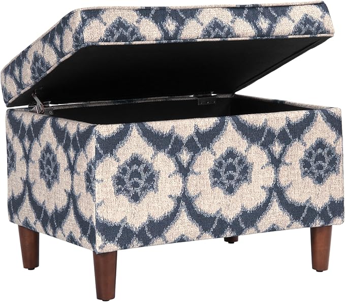 Home Decor | Dinah Collection Modern Storage Ottoman | Ottoman - Image 4