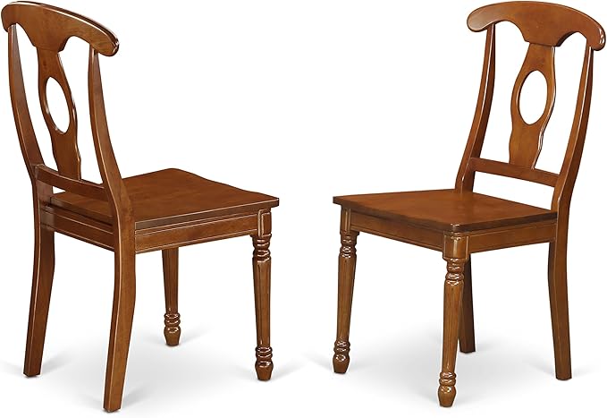 East West Furniture NANA5-SBR-W 5 Piece Dining Room Furniture Set Includes a - Image 7