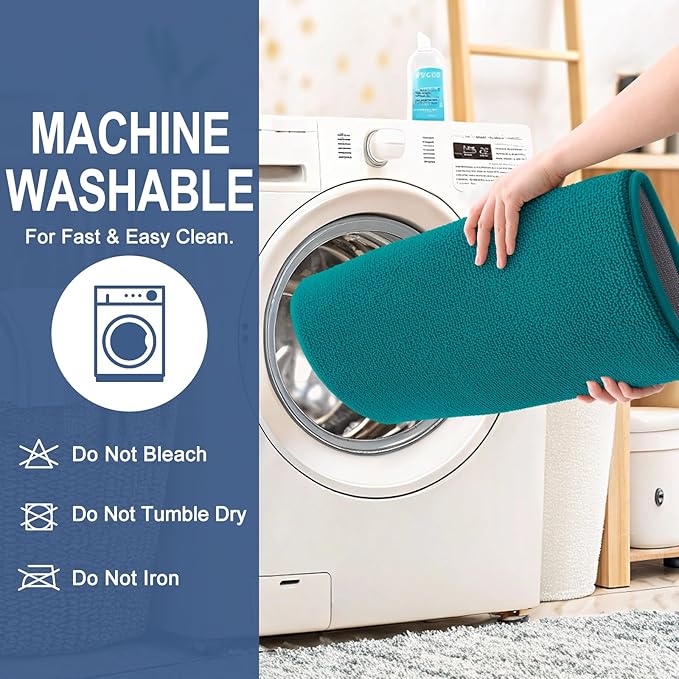 OLANLY Thick Memory Foam Bath Mat Rug 36x24, Extra Soft Absorbent Bathroom Rug - Image 6