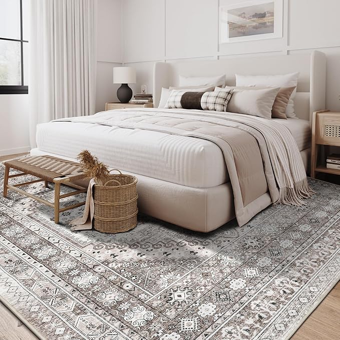 zesthome 7x9 Area Rug, Super Soft Washable Rugs - Image 8
