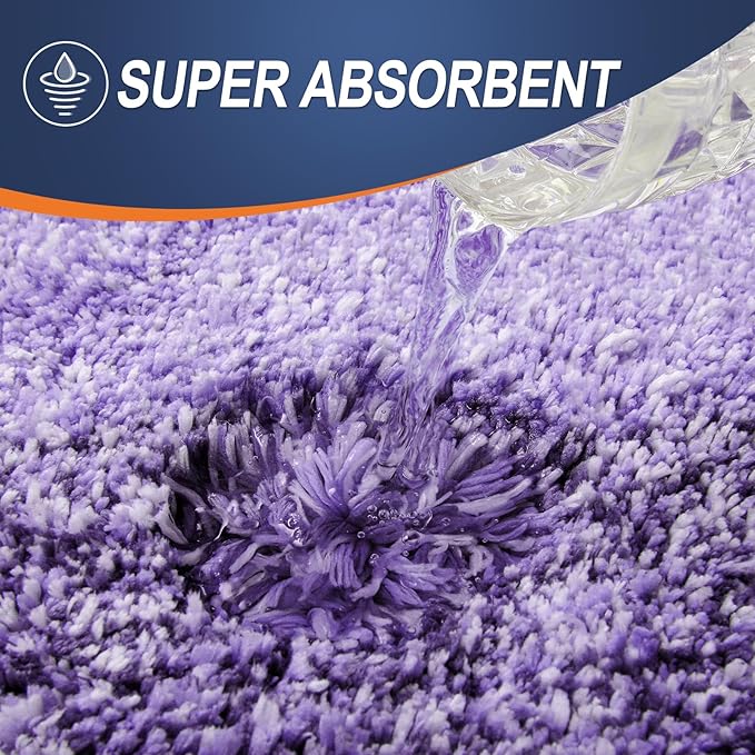 OLANLY Luxury Toilet Rugs U-Shaped 24x20, Extra Soft and Absorbent Microfiber - Image 4