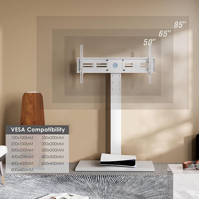 FITUEYES Iron Base Universal Floor TV Stand - Image 3