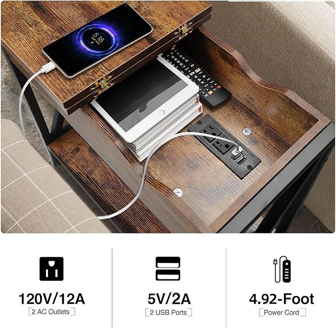 Toocust End Table Living Room - Image 4