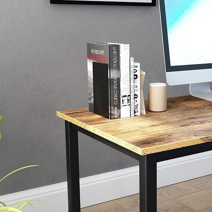 DlandHome 47 inch Computer Desk Home Office Table Writing Desk Study Table - Image 4
