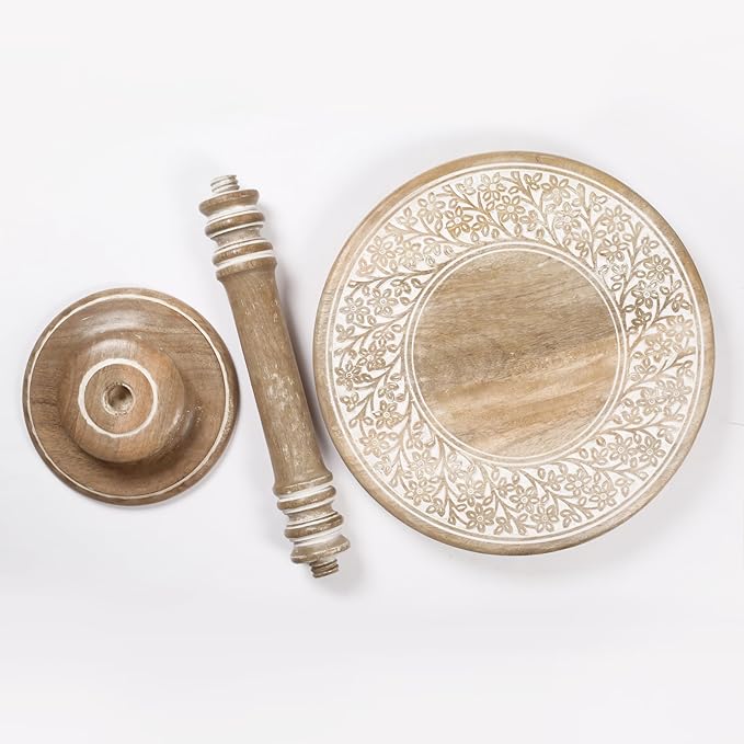 Lightnpro Carved Round End Table - Image 8