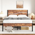 VECELO Queen Size Bed Frame by VECELO