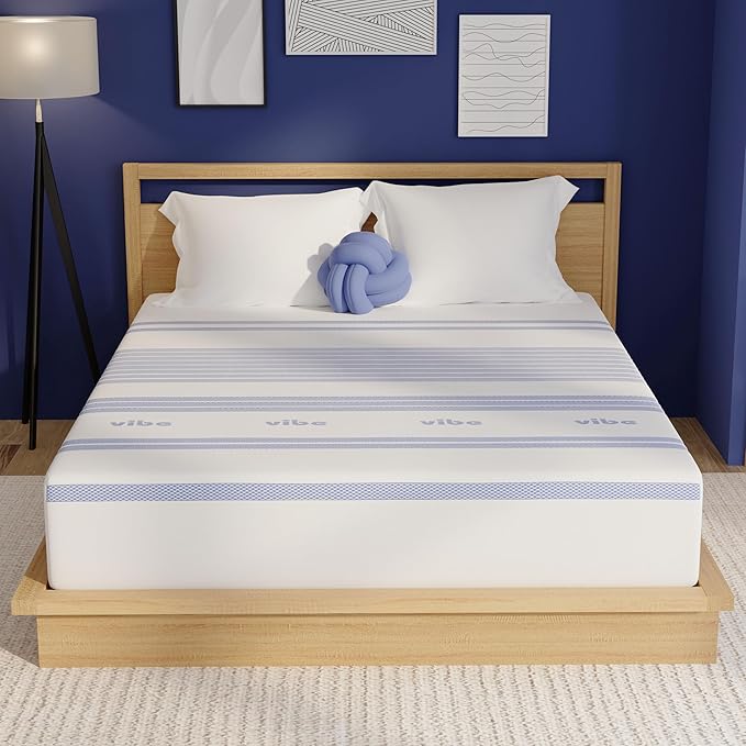 Vibe Gel Memory Foam Mattress, Fiberglass Free, 12-Inch CertiPUR-US Certified - Image 9