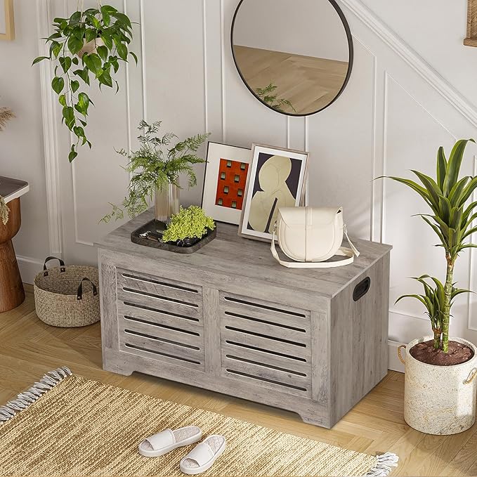 DINZI LVJ Storage Chest, Wooden Toy Box Organizer - Image 4