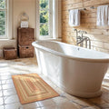 Homespice 20x30” Brown Rectangular Braided Rug. Harvest Brown Jute Rug. Uses- by Homespice