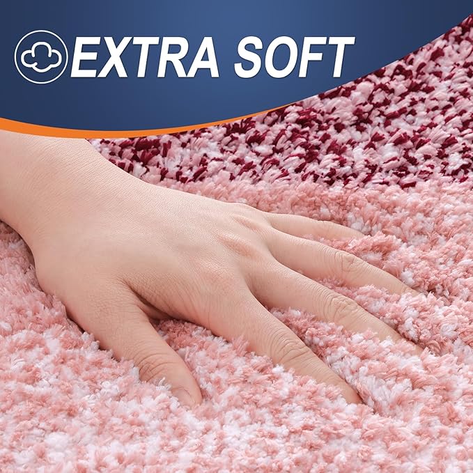 OLANLY Bathroom Runner Rugs 59x24, Extra Soft Absorbent Microfiber Bath Rugs - Image 2