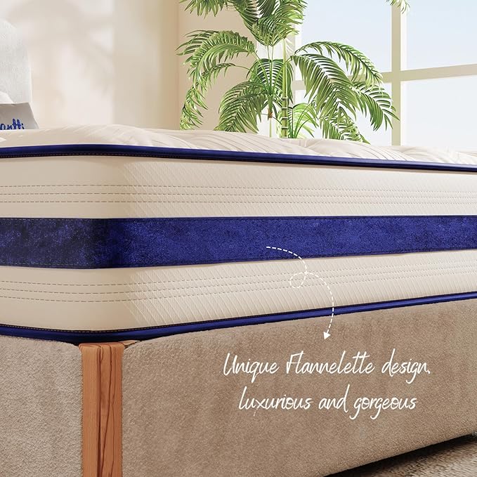 Vesgantti Queen Mattress, 12 Inch Hybrid Innerspring Mattress in a Box - Image 5