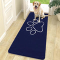 OLANLY Door Mat for Muddy Dog Paws 70x24, Ultra Absorbent Chenille Mud Doormat by OLANLY