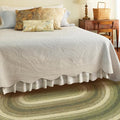 Homespice Pinecone Oval Braided Rug 5x8' by Homespice