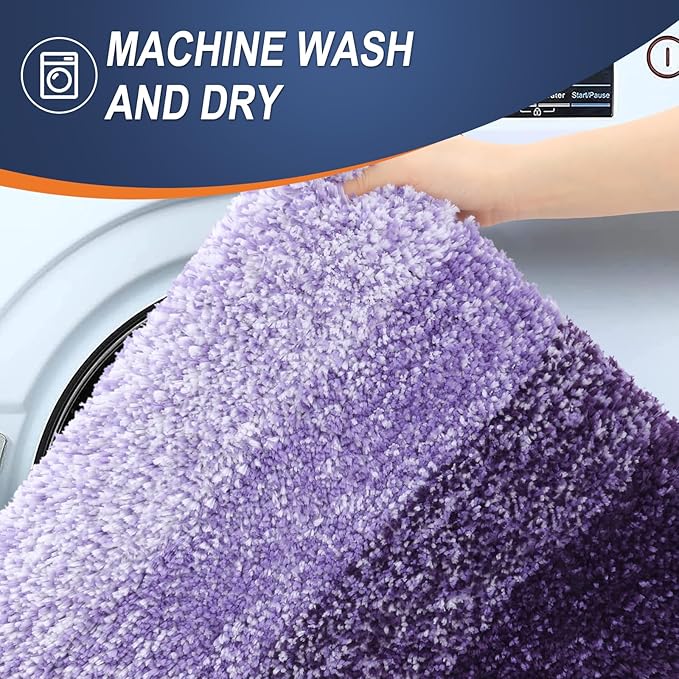 OLANLY Bathroom Rugs Mat 30x20, Extra Soft Absorbent Microfiber Bath Rugs - Image 6