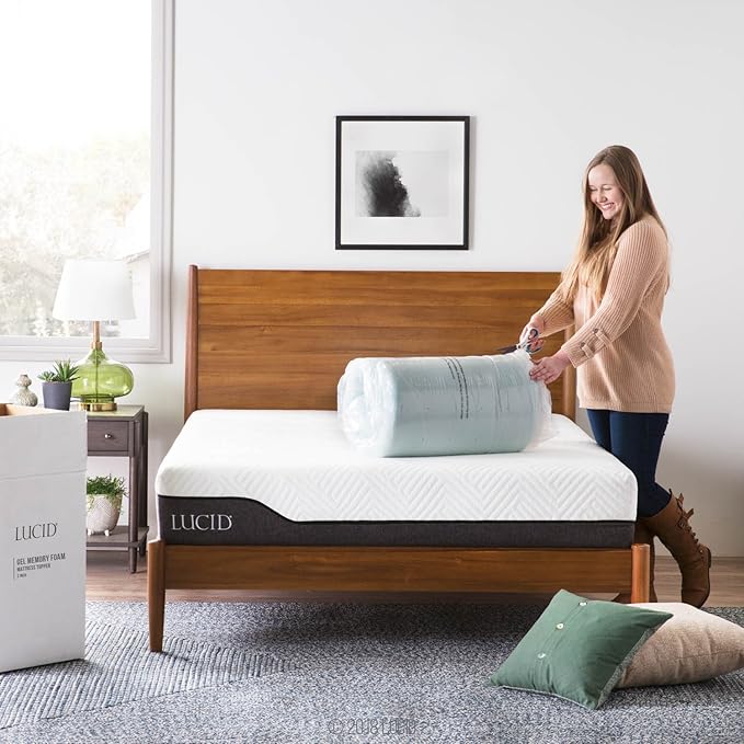 Lucid 2 Inch Mattress Topper - Image 6