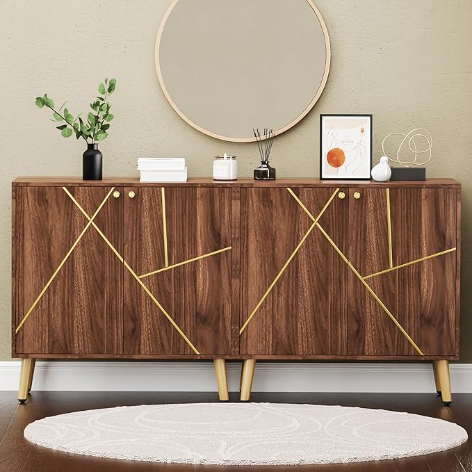 Storage Cabinet, Free Standing Buffet Cabinet, Morden Sideboard and Buffet by Vrullu