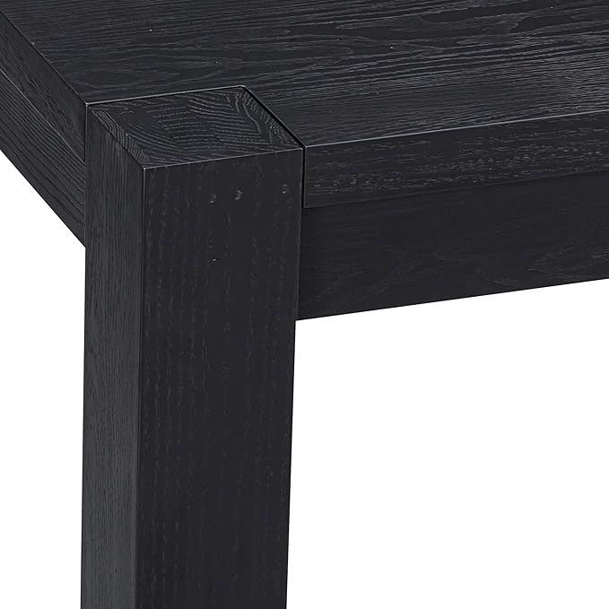 NTC Block 55 Inch Modern Farmhouse Dining Table, Rectangular Dinner Table - Image 5