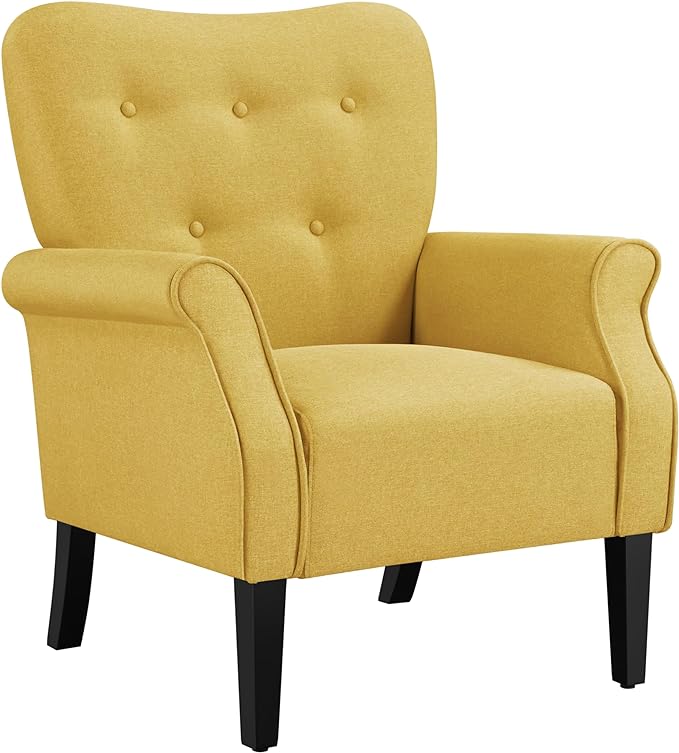 Yaheetech Modern Armchair, Mid Century Accent Sofa Chair by Yaheetech