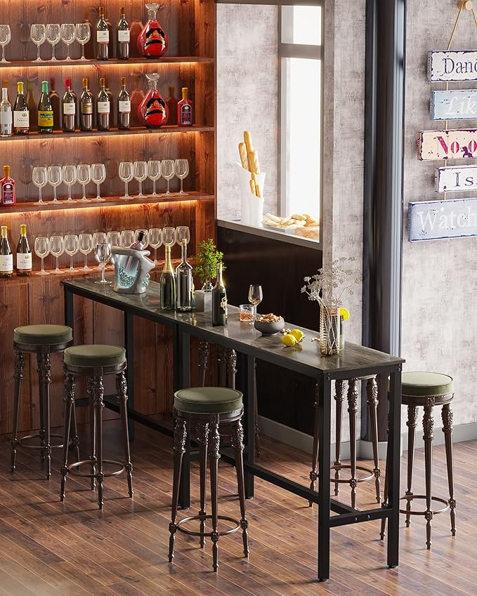 Teraves Bar Table, Bar Height Pub Table, Counter Height Table - Image 5
