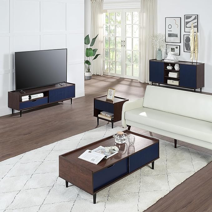 Manhattan Comfort Duane Mid Century Modern Coffee Table - Image 13