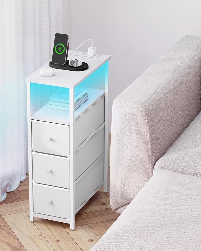 TUTOTAK Narrow LED Night Stand - Image 7