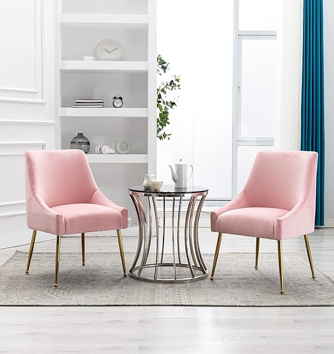 Velvet Dining Chairs, Furniture Collection Modern Contemporary Upholstered - Image 2