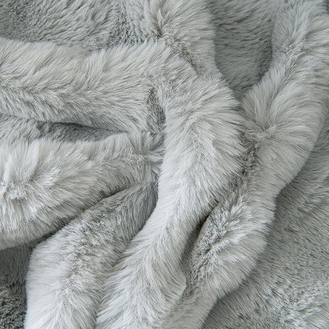 VM VOUGEMARKET Soft Warm Faux Fur Sofa Cover Thick Shaggy Fuzzy Sectional Couch - Image 4