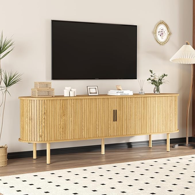 70.1" TV Stand, Modern TV Console Table by Garvee