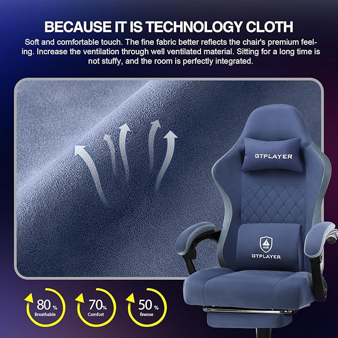 GTPLAYER Gaming Chair, Computer Office Chair - Image 5