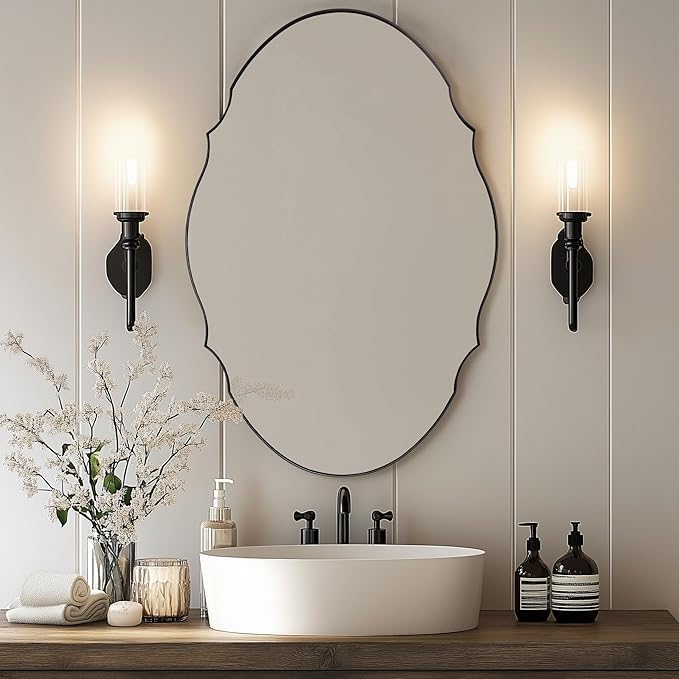 ANDY STAR Scalloped Oval Mirror - Image 8