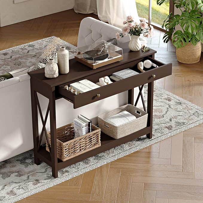 Treocho Black Console Table - Image 3