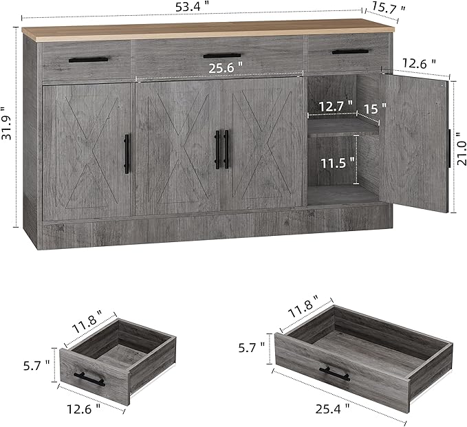Shintenchi Sideboard Buffet Cabinet - Image 2