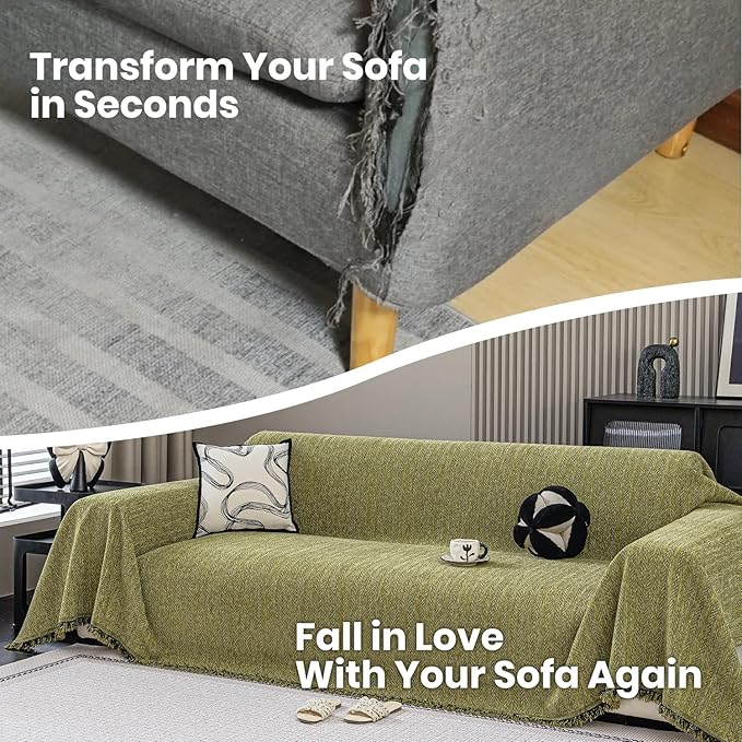Nobildonna Sofa Chair Cover Waterproof Soft Thicken Chenille Cushion Couch Cover - Image 5