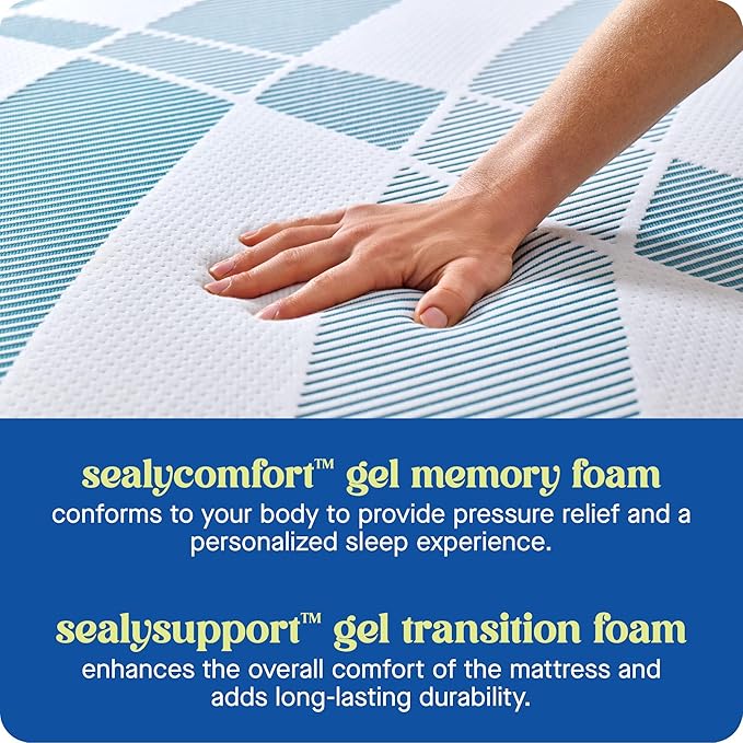 Sealy Dreamlife 10” Foam Mattress-in-a-Box, California King, SealyComfort Gel - Image 4