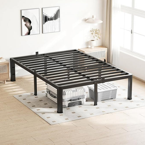 20 Inch Full Size Bed Frame, 3500Lbs Heavy Duty Metal Platform - Image 2