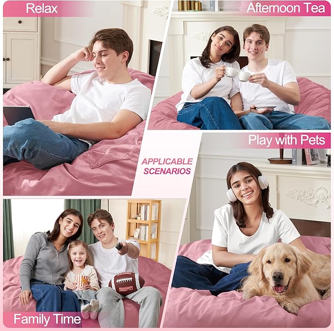 Homguava 3FT Bean Bag Chair: 3' Bean Bags - Image 4
