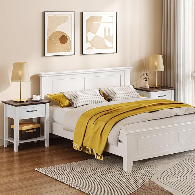 IDEALHOUSE Nightstands Set of 2, End Table - Image 6