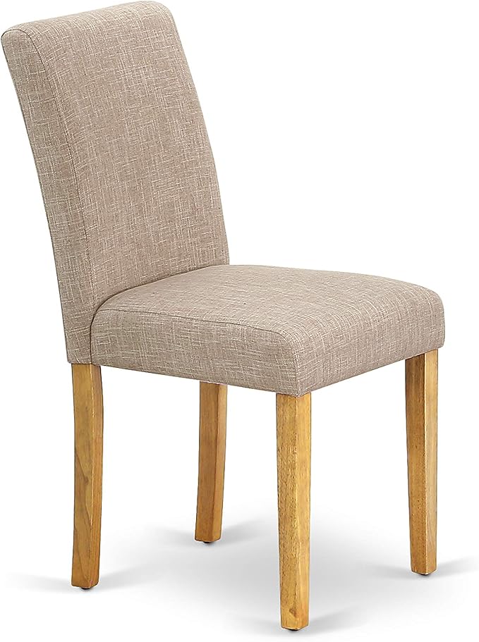 East West Furniture DLAB3-OAK-04 3 Piece Dining Room Furniture Set Contains a - Image 9