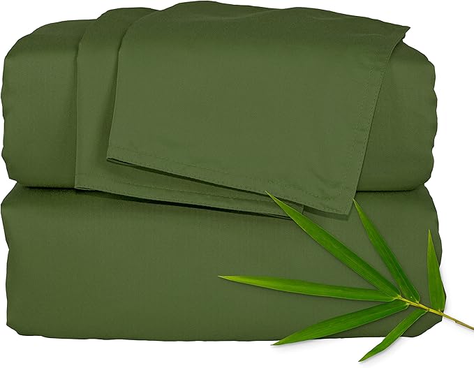 Twin Sheets by Pure Bamboo, Genuine 100% Organic Viscose Derived from Bamboo by PureBamboo