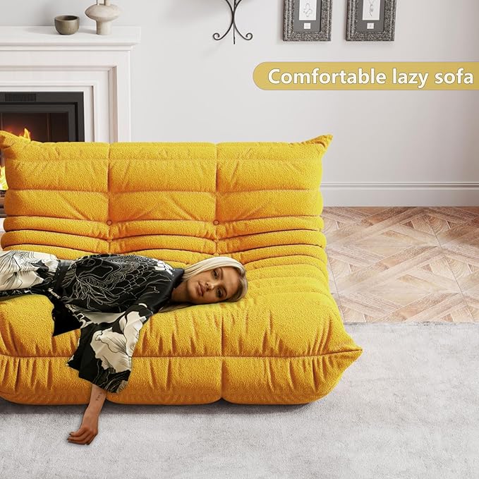 Bean Bag Chairs for Adults, BeanBag Reading Chair Memory Foam Couch, Floor - Image 7