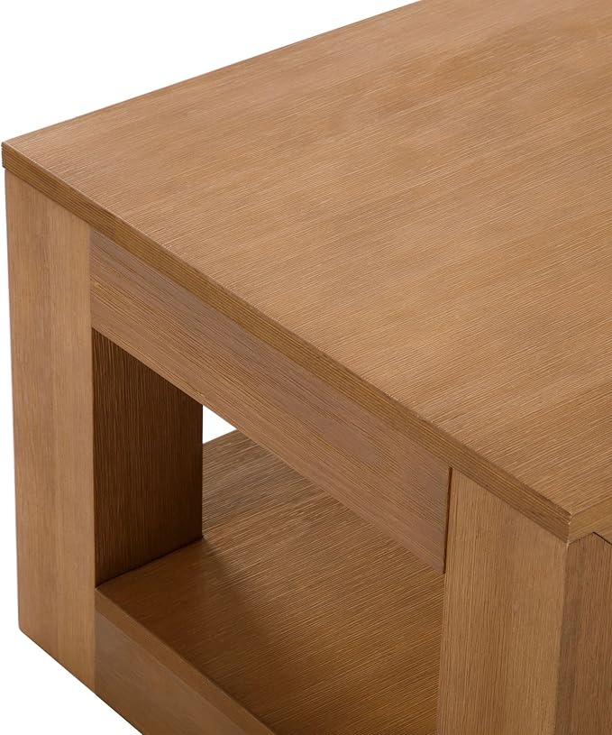 Plank+Beam Modern Rectangular Coffee Table - Image 5