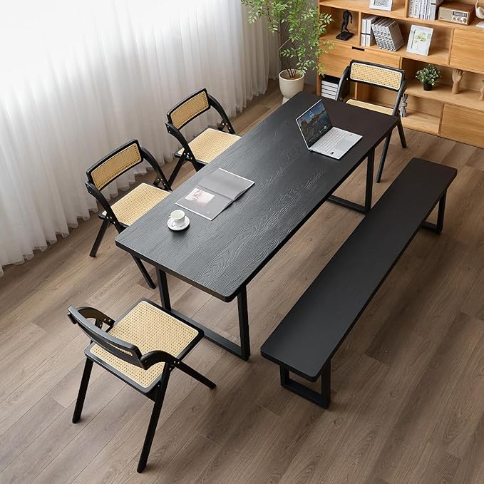Modern Solid Wood Dining Table - Image 8