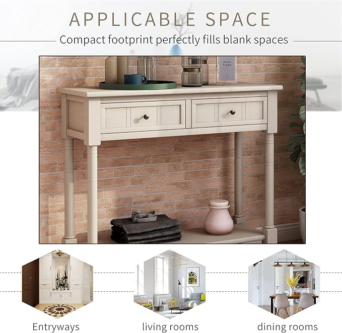 Merax Long Narrow Entryway Console Table - Image 4