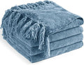 Chenille Throw Blanket for Couch 60"X 80" Twin, Soft Cozy Throws by LONGCREATE