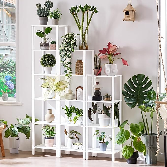 66in Tall Bookshelf 6-Tier Small Narrow Bookcase, Skinny Book Shelf - Image 5