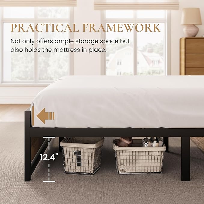 SHA CERLIN Queen Size Bed Frame - Image 5
