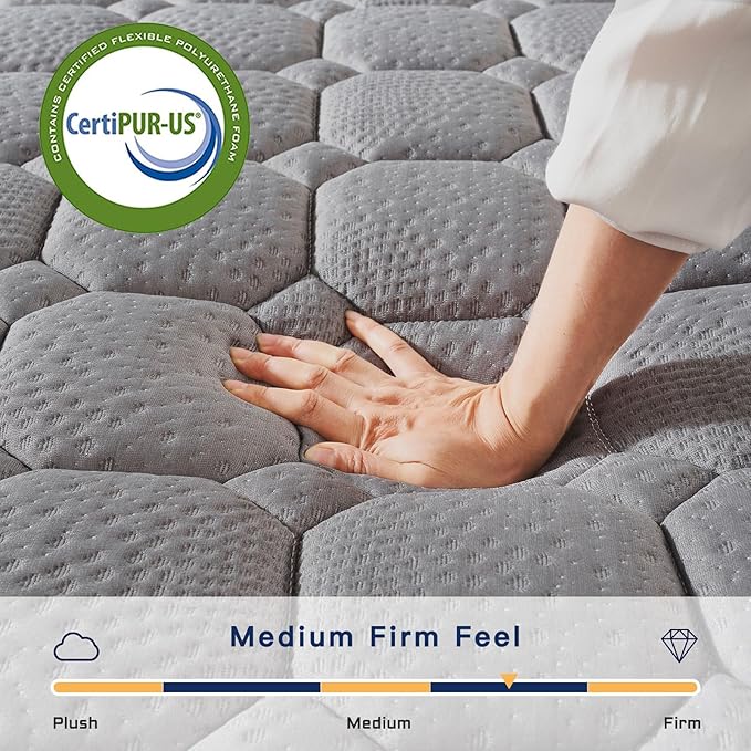 Vesgantti 10 Inch Multilayer Hybrid Queen Mattress - Image 5