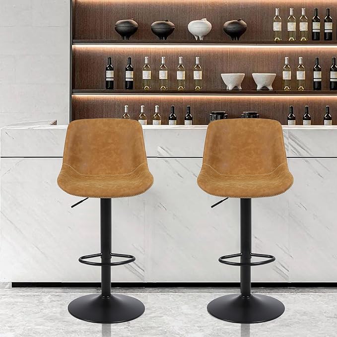 Bar Stools, Swivel Counter Height Barstools - Image 7